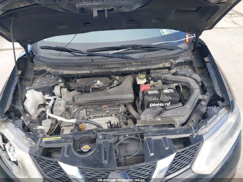 2015 Nissan Rogue S VIN: KNMAT2MV7FP588802 Lot: 43991098