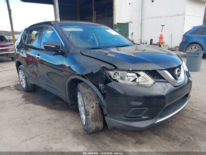 2015 Nissan Rogue S VIN: KNMAT2MV7FP588802 Lot: 43991098