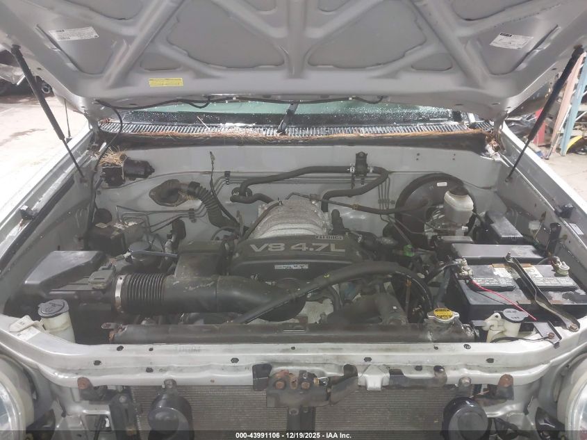 2004 Toyota Tundra Sr5 V8 VIN: 5TBDT44184S442345 Lot: 43991106