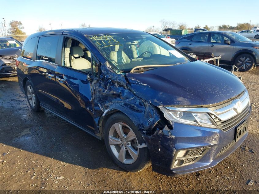 2019 Honda Odyssey Ex-L VIN: 5FNRL6H78KB032444 Lot: 43991123