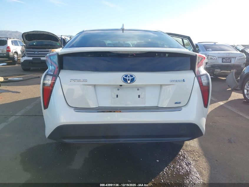 2016 Toyota Prius Two Eco VIN: JTDKARFUXG3007423 Lot: 43991136
