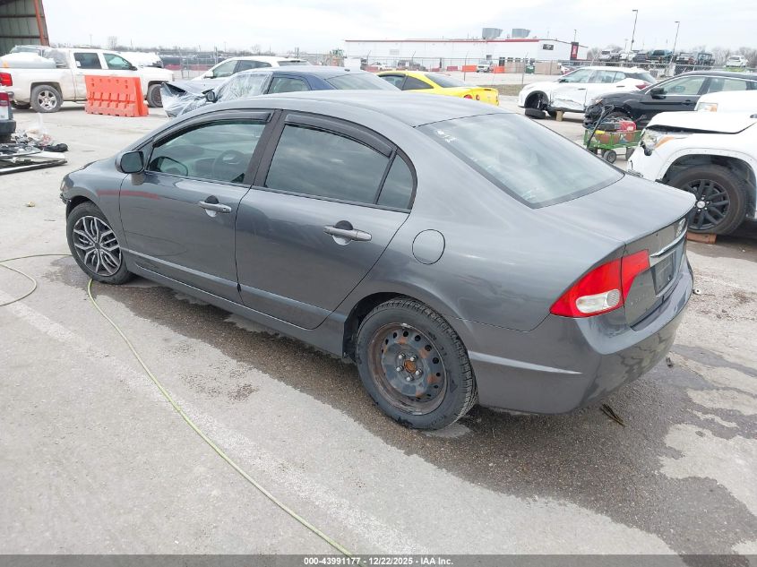 2010 Honda Civic Lx VIN: 19XFA1F53AE003032 Lot: 43991177