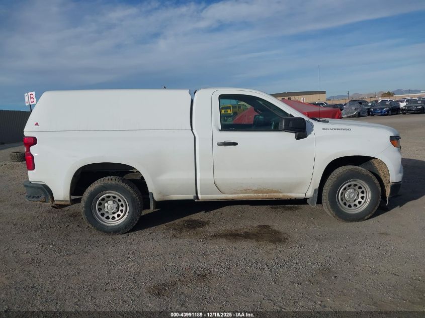 2023 Chevrolet Silverado 1500 2Wd Standard Bed Wt VIN: 3GCNAAEK1PG357728 Lot: 43991189