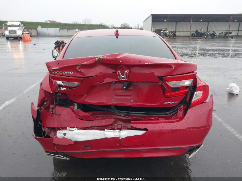 2018 Honda Accord Sport VIN: 1HGCV1F39JA135495 Lot: 43991197