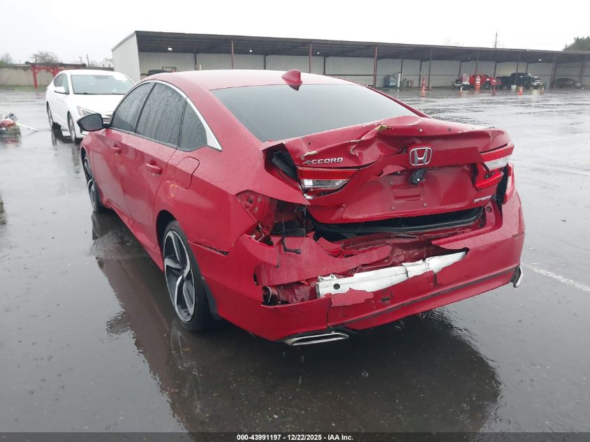 2018 Honda Accord Sport VIN: 1HGCV1F39JA135495 Lot: 43991197
