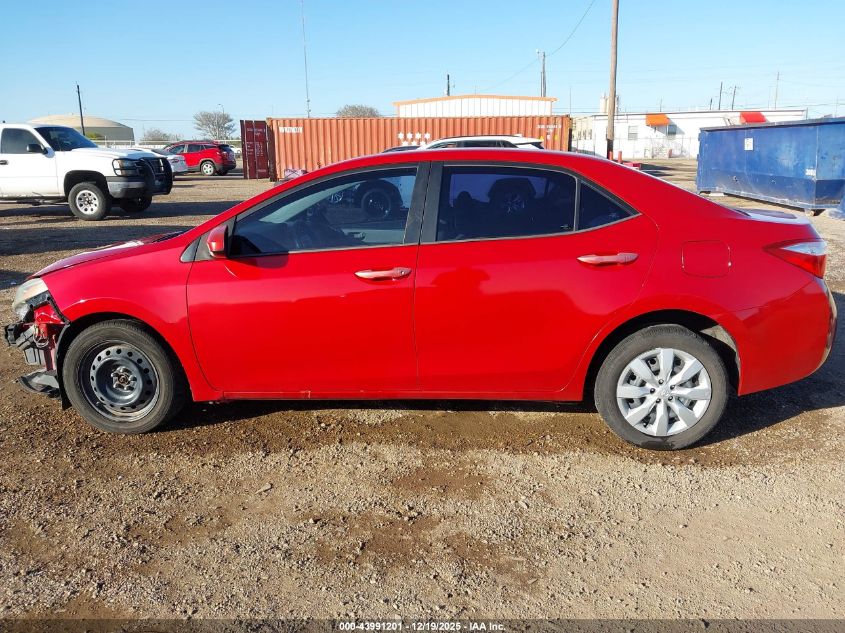 2016 Toyota Corolla Le VIN: 2T1BURHE7GC523436 Lot: 43991201