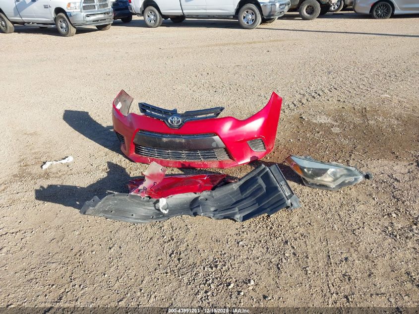 2016 Toyota Corolla Le VIN: 2T1BURHE7GC523436 Lot: 43991201