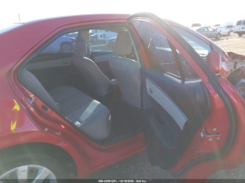 2016 Toyota Corolla Le VIN: 2T1BURHE7GC523436 Lot: 43991201