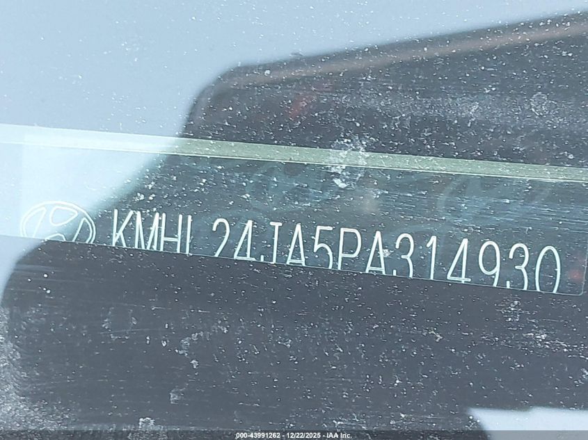 2023 Hyundai Sonata Se VIN: KMHL24JA5PA314930 Lot: 43991262