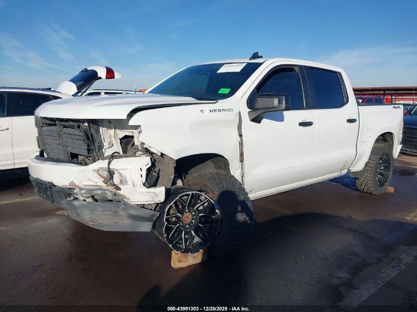 2022 Chevrolet Silverado 1500 Ltd 4Wd Short Bed Custom VIN: 3GCPYBEK0NG169970 Lot: 43991303