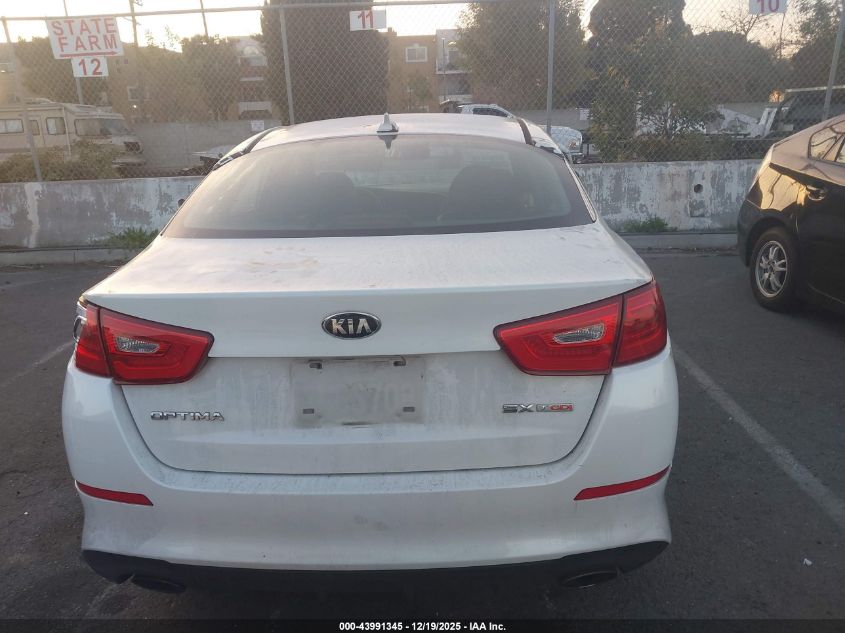 2015 Kia Optima Sx Turbo VIN: 5XXGR4A65FG376392 Lot: 43991345