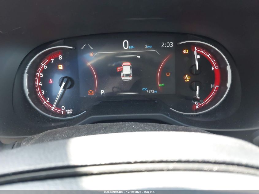 2025 Toyota Rav4 Xle VIN: 2T3W1RFV5SW396553 Lot: 43991403