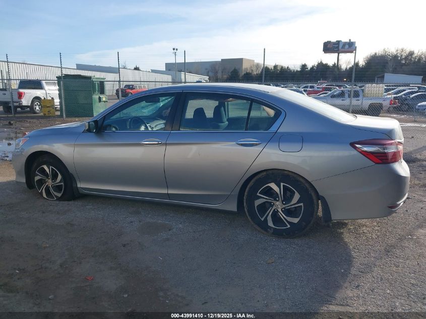 2017 Honda Accord Lx VIN: 1HGCR2F31HA239600 Lot: 43991410