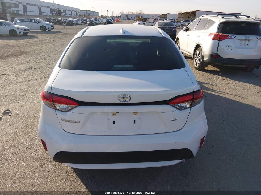2022 Toyota Corolla Le VIN: 5YFEPMAE9NP388006 Lot: 43991470