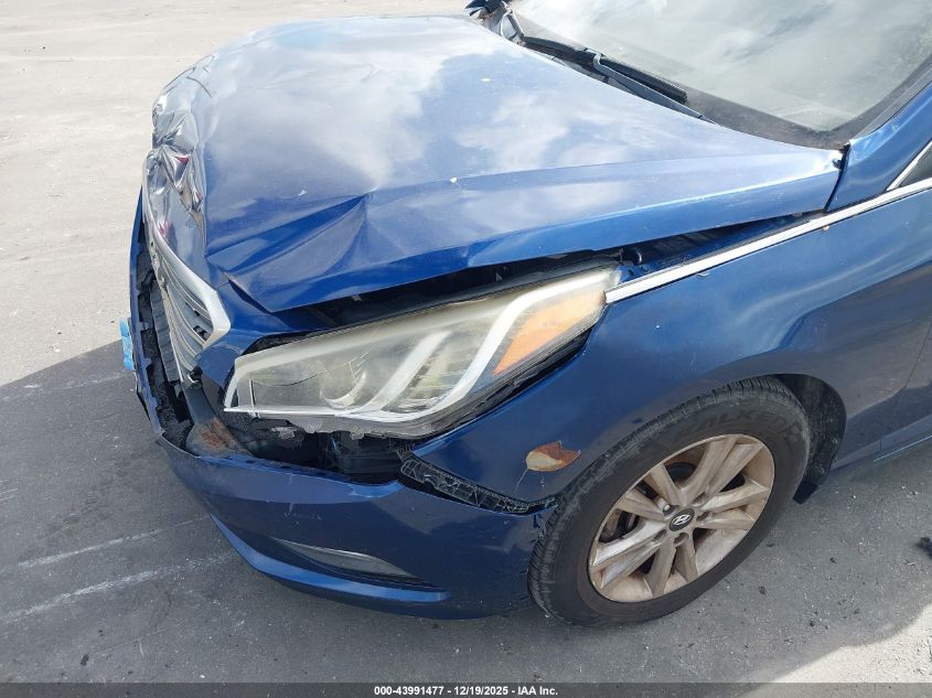 2015 Hyundai Sonata Se VIN: 5NPE24AF5FH130832 Lot: 43991477