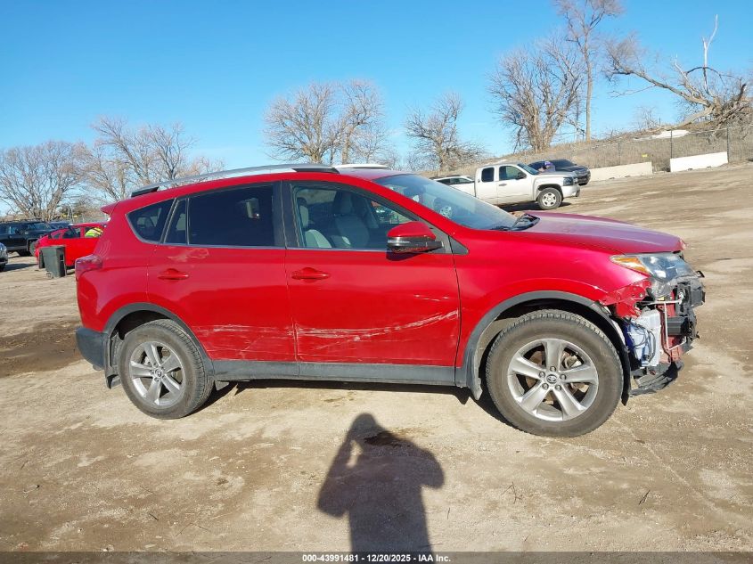 2015 Toyota Rav4 Xle VIN: 2T3RFREV1FW394255 Lot: 43991481