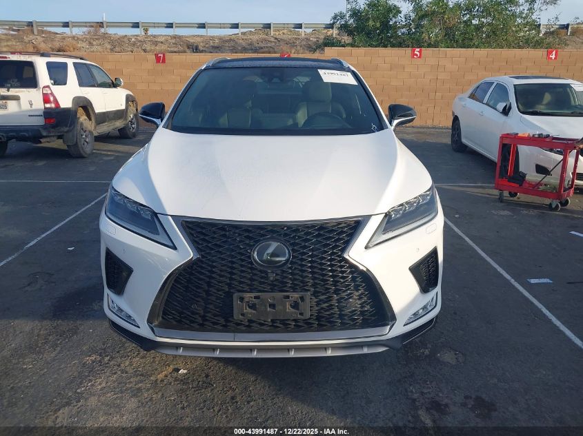2021 Lexus Rx 350 F Sport Handling VIN: 2T2YZMDA5MC273137 Lot: 43991487