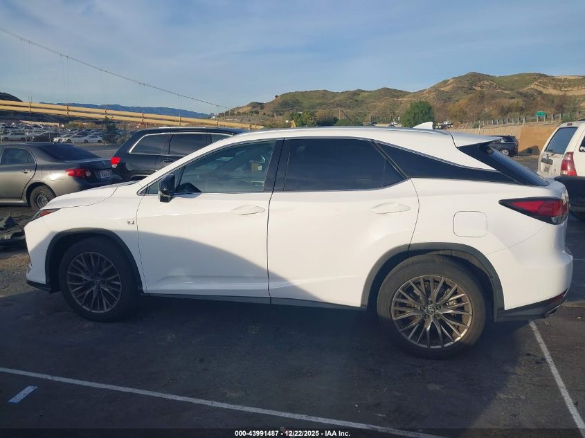 2021 Lexus Rx 350 F Sport Handling VIN: 2T2YZMDA5MC273137 Lot: 43991487