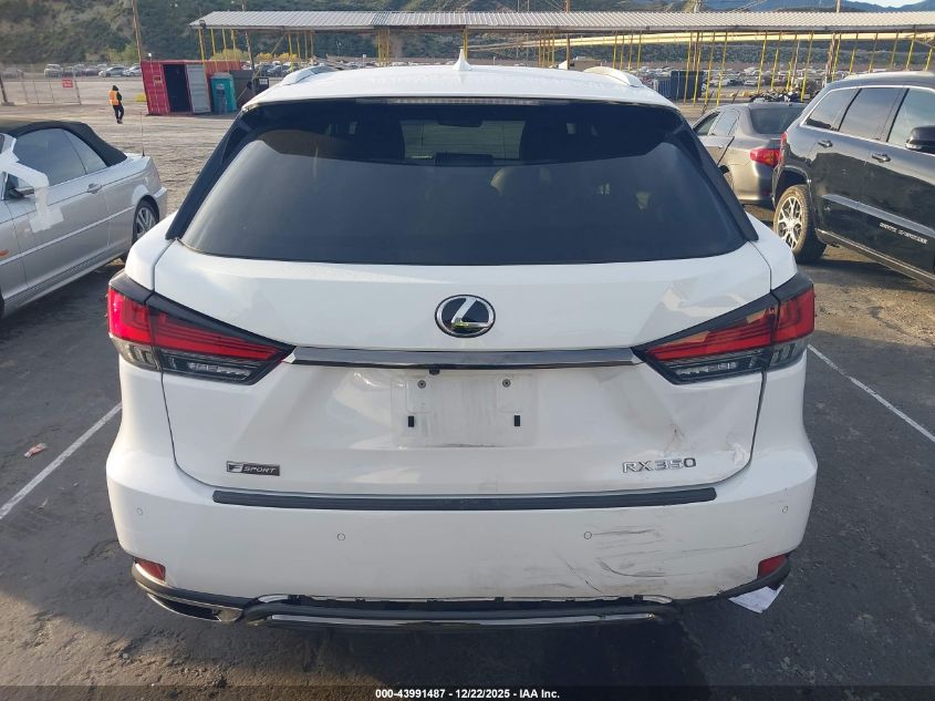 2021 Lexus Rx 350 F Sport Handling VIN: 2T2YZMDA5MC273137 Lot: 43991487