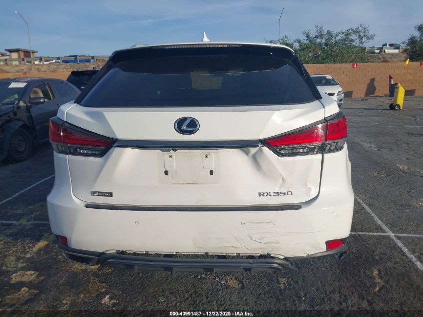 2021 Lexus Rx 350 F Sport Handling VIN: 2T2YZMDA5MC273137 Lot: 43991487