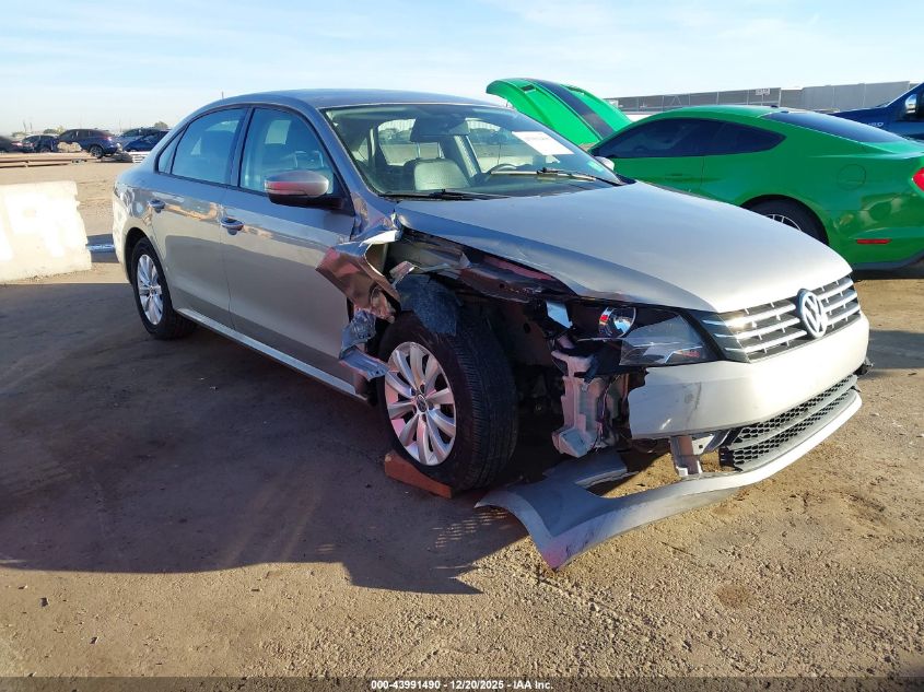 2013 Volkswagen Passat 2.5L Wolfsburg Edition VIN: 1VWAP7A33DC142135 Lot: 43991490