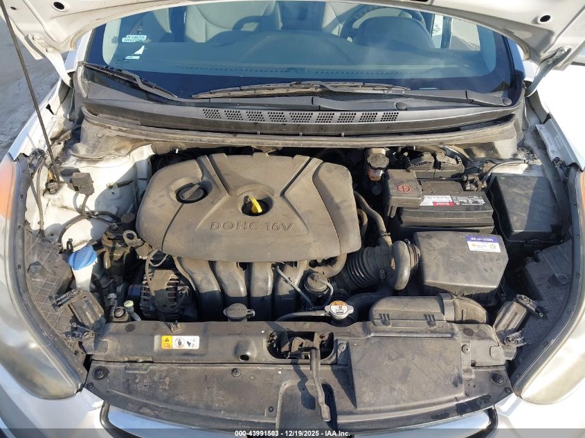 2013 Hyundai Elantra Gls VIN: KMHDH4AE0DU016625 Lot: 43991503