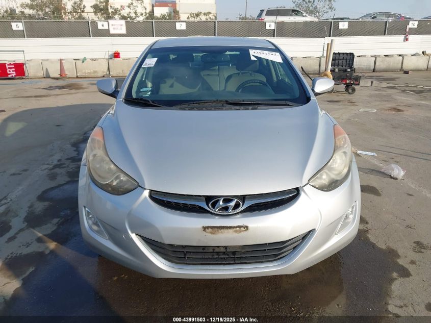2013 Hyundai Elantra Gls VIN: KMHDH4AE0DU016625 Lot: 43991503