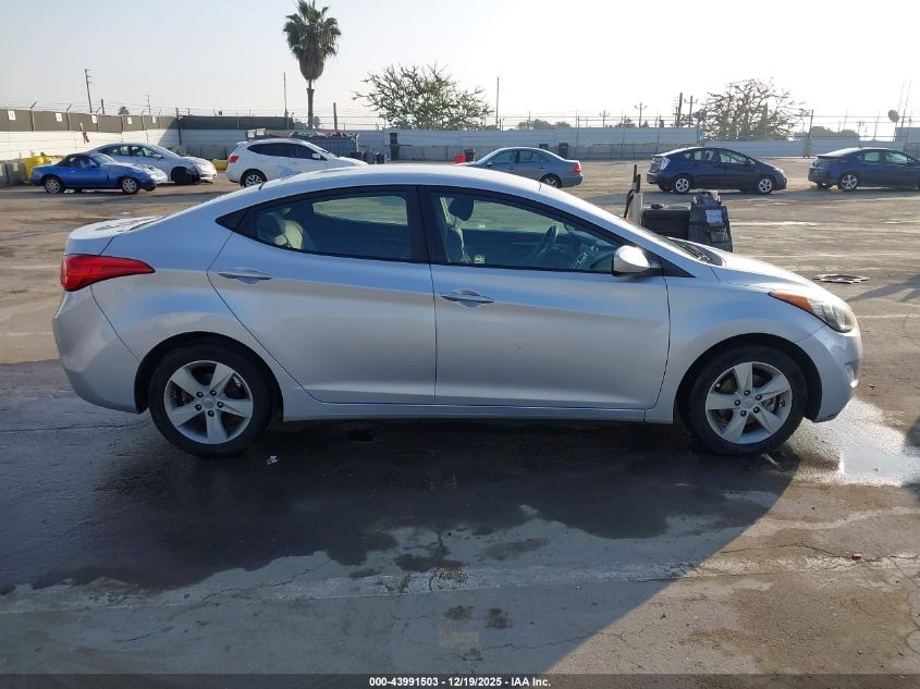 2013 Hyundai Elantra Gls VIN: KMHDH4AE0DU016625 Lot: 43991503