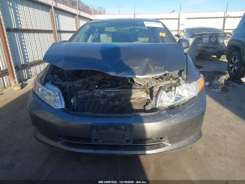 2012 Honda Civic Hf VIN: 2HGFB2F6XCH329107 Lot: 43991522