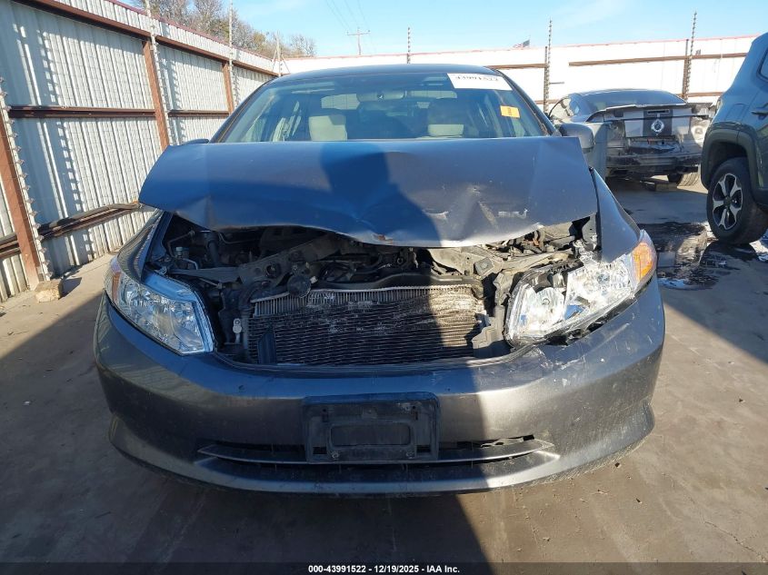 2012 Honda Civic Hf VIN: 2HGFB2F6XCH329107 Lot: 43991522