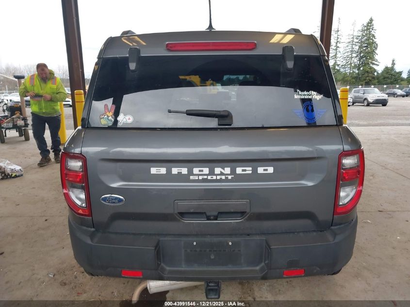 2021 Ford Bronco Sport Big Bend VIN: 3FMCR9B66MRA18609 Lot: 43991546