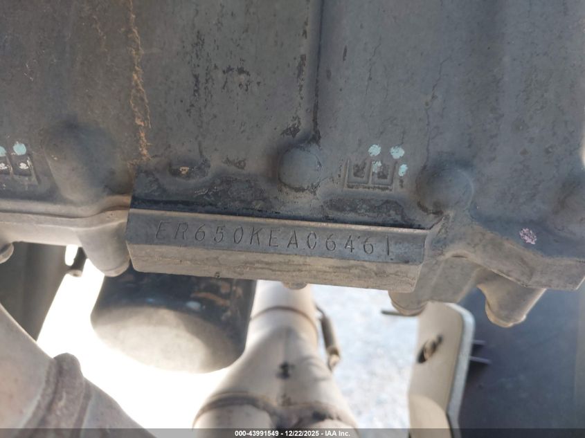 2024 Kawasaki Ex650 P VIN: ML5EXEP15RDAC6461 Lot: 43991549