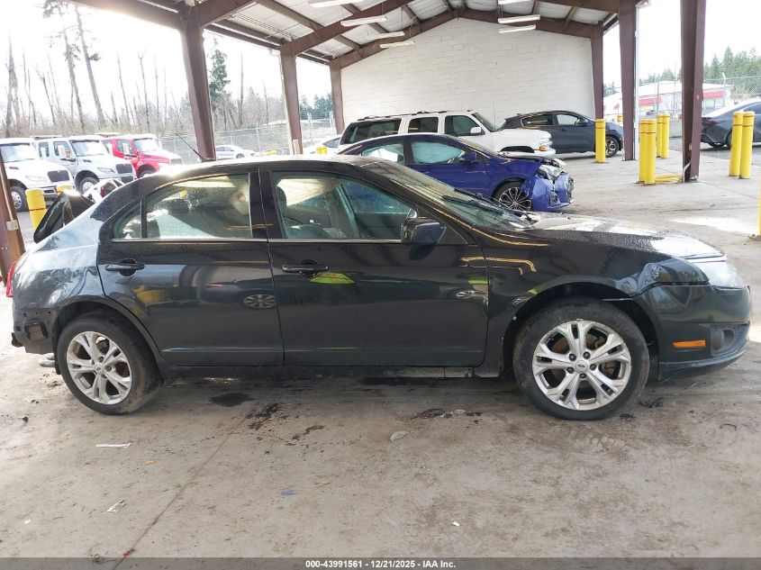 2012 Ford Fusion Se VIN: 3FAHP0HA6CR292436 Lot: 43991561