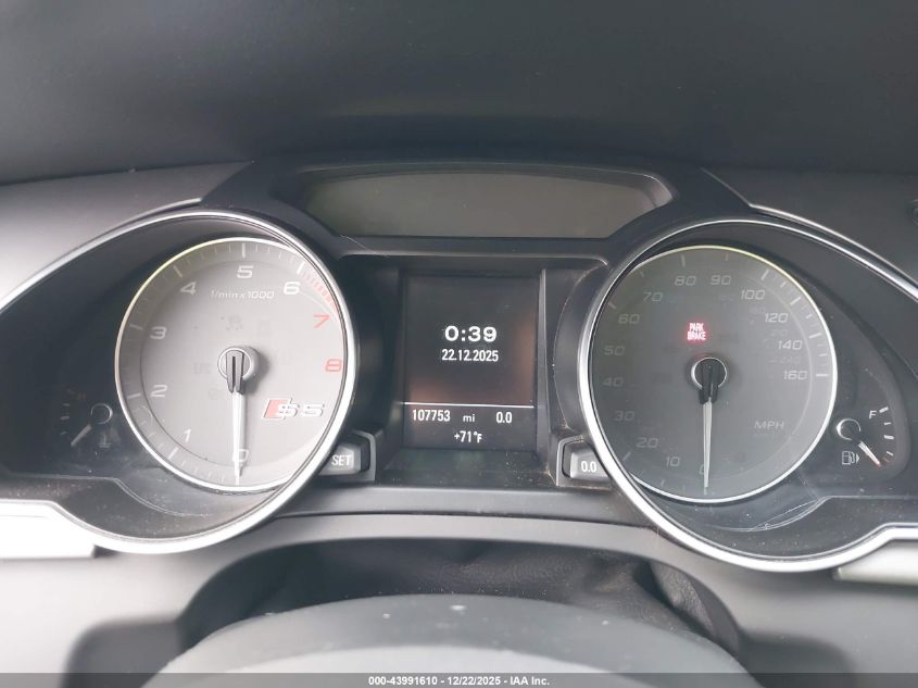 2015 Audi S5 3.0T Premium Plus VIN: WAUGGAFRXFA031889 Lot: 43991610