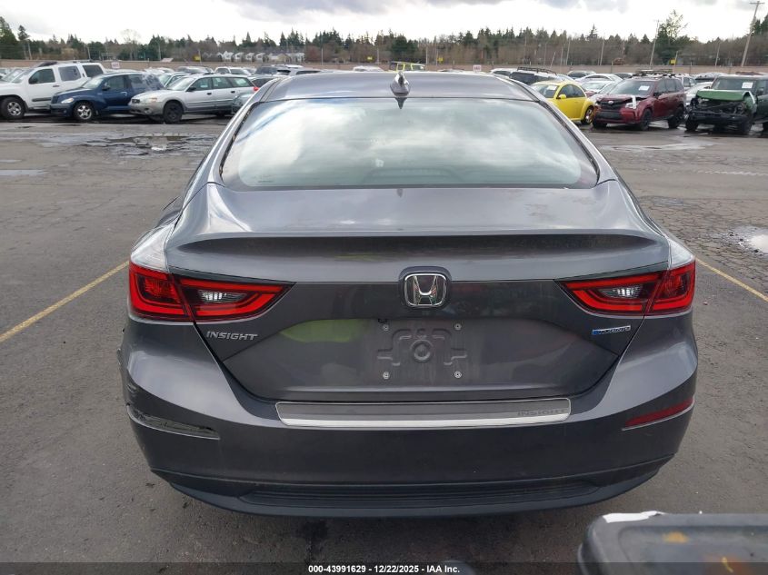 2020 Honda Insight Ex VIN: 19XZE4F59LE013537 Lot: 43991629