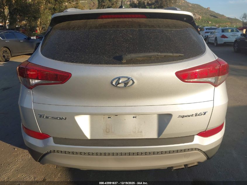 2017 Hyundai Tucson Sport VIN: KM8J33A22HU390516 Lot: 43991637
