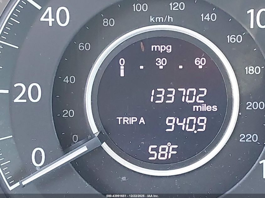 2013 Honda Cr-V Ex VIN: 3CZRM3H5XDG701895 Lot: 43991651