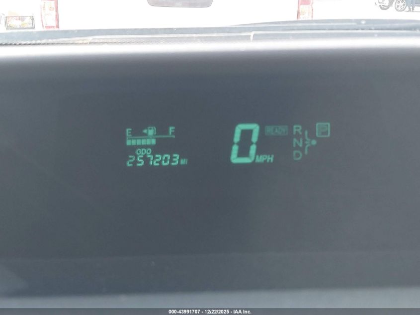 2005 Toyota Prius VIN: JTDKB20U757049826 Lot: 43991707