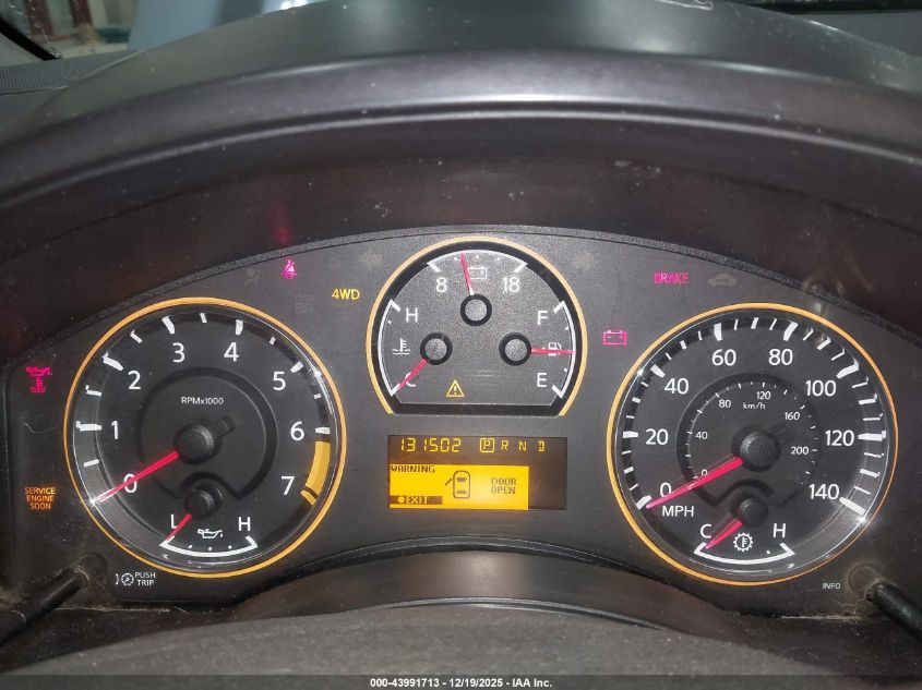 2010 Nissan Titan Le VIN: 1N6AA0EC7AN317165 Lot: 43991713