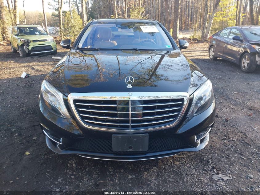 2015 Mercedes-Benz S 550 VIN: WDDUG8CBXFA129025 Lot: 43991714