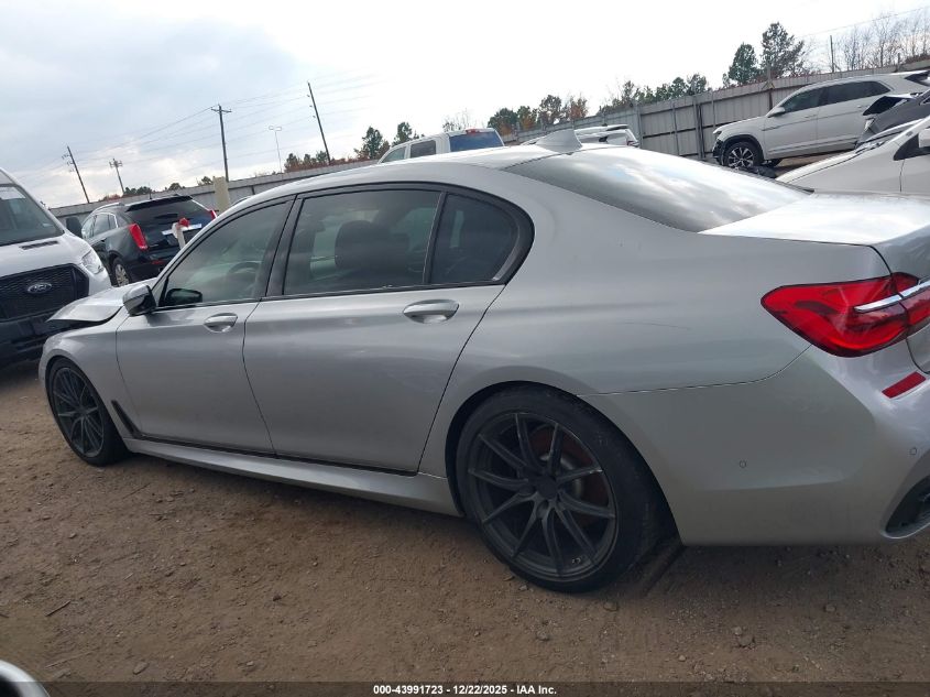 2017 BMW 740I VIN: WBA7E2C38HG740560 Lot: 43991723