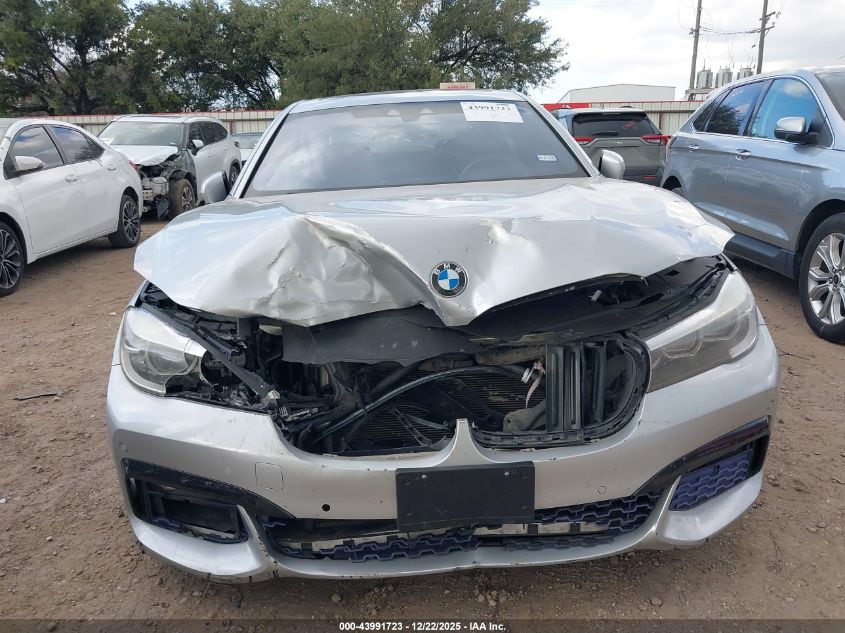 2017 BMW 740I VIN: WBA7E2C38HG740560 Lot: 43991723