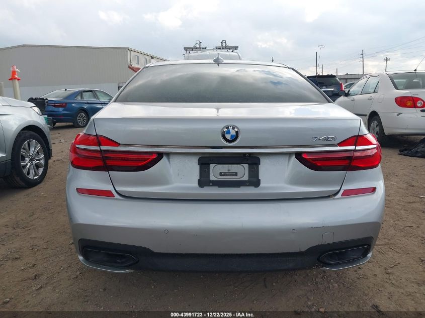 2017 BMW 740I VIN: WBA7E2C38HG740560 Lot: 43991723
