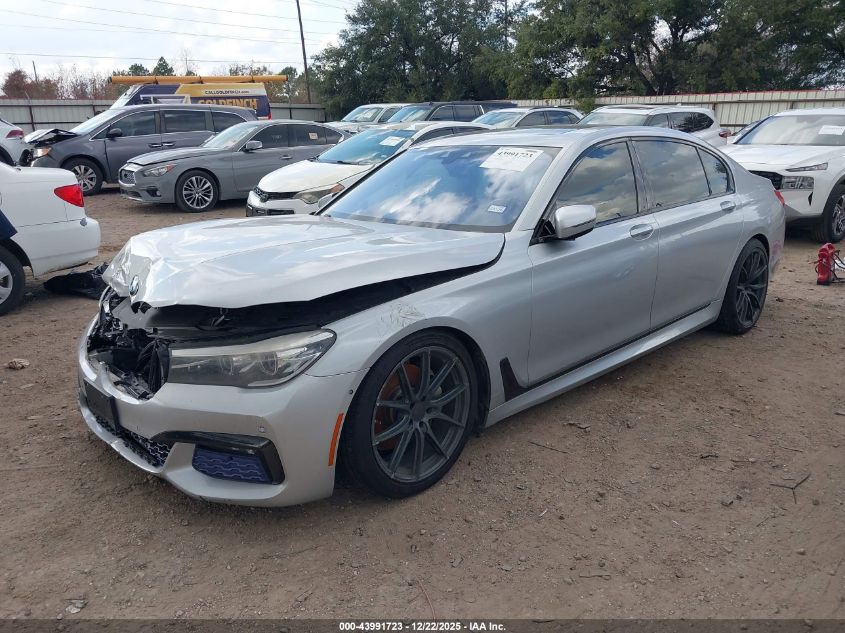 2017 BMW 740I VIN: WBA7E2C38HG740560 Lot: 43991723