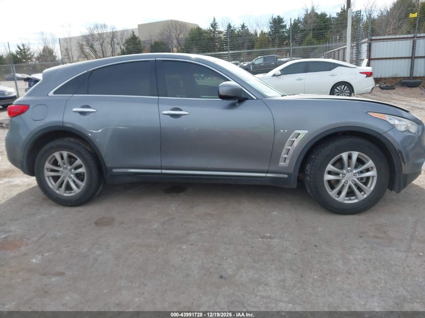 2017 Infiniti Qx70 VIN: JN8CS1MUXHM143749 Lot: 43991728