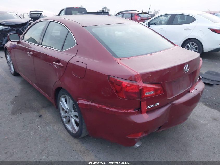 2006 Lexus Is 350 VIN: JTHBE262265007010 Lot: 43991743