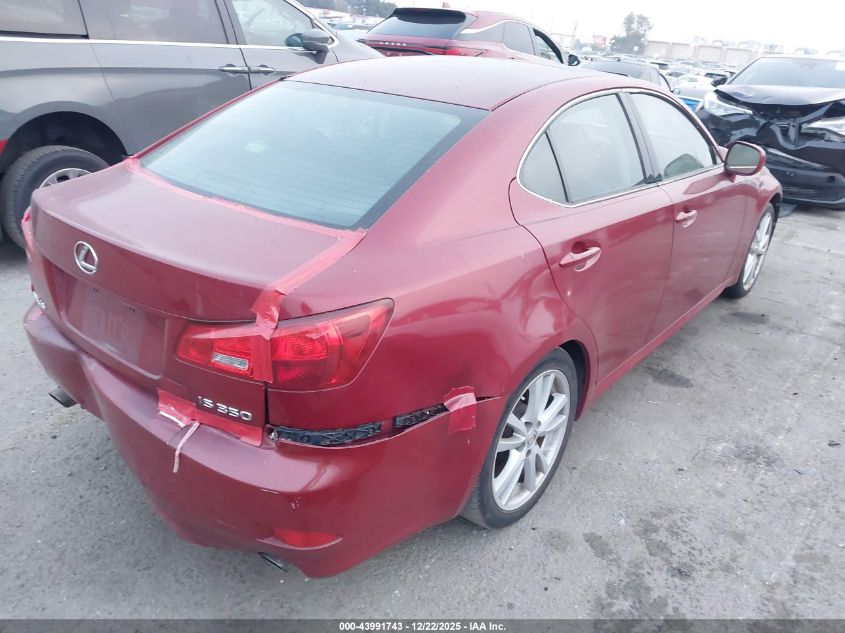2006 Lexus Is 350 VIN: JTHBE262265007010 Lot: 43991743