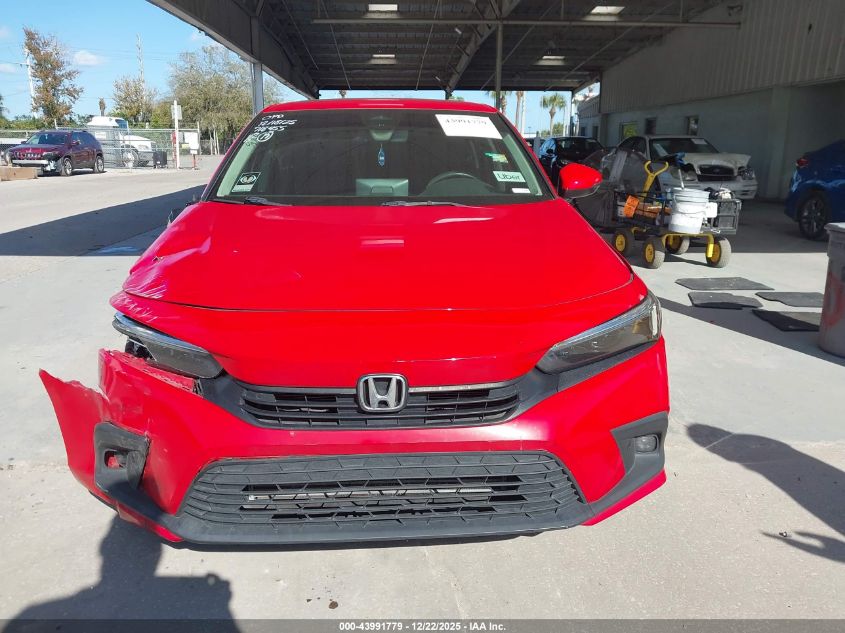 2022 Honda Civic Touring VIN: 2HGFE1F93NH301132 Lot: 43991779