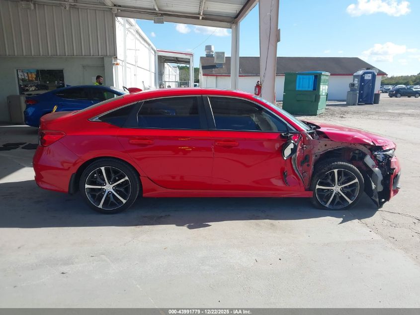 2022 Honda Civic Touring VIN: 2HGFE1F93NH301132 Lot: 43991779