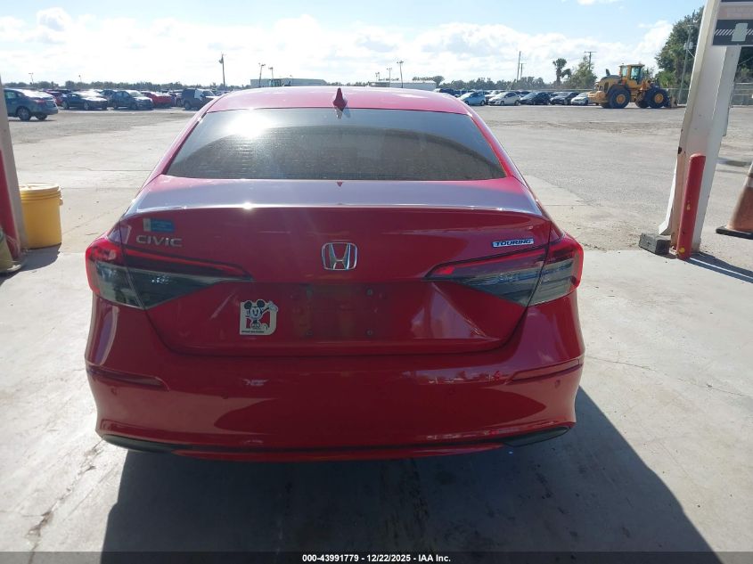 2022 Honda Civic Touring VIN: 2HGFE1F93NH301132 Lot: 43991779